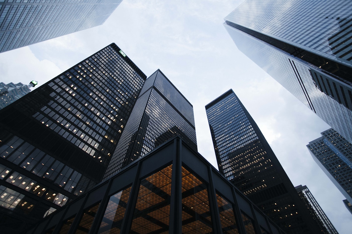 Modern city skyline representing diverse business industries